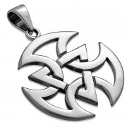 Solid Silver Mens Celtic Pendant, pn585